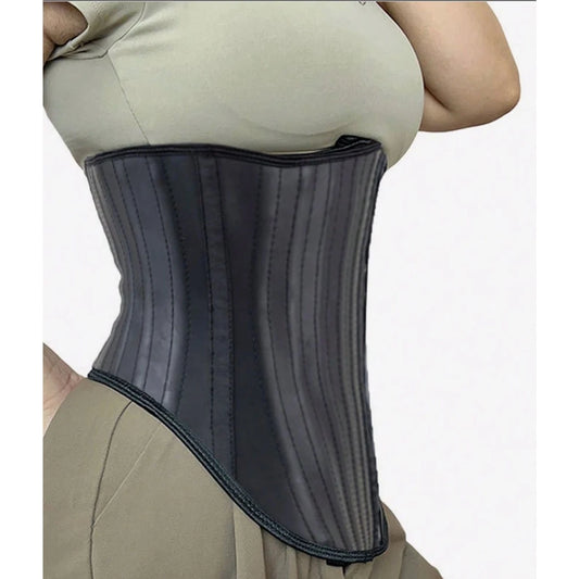 Steel Bone Latex Waist Trainer – Firm Compression & Posture Support