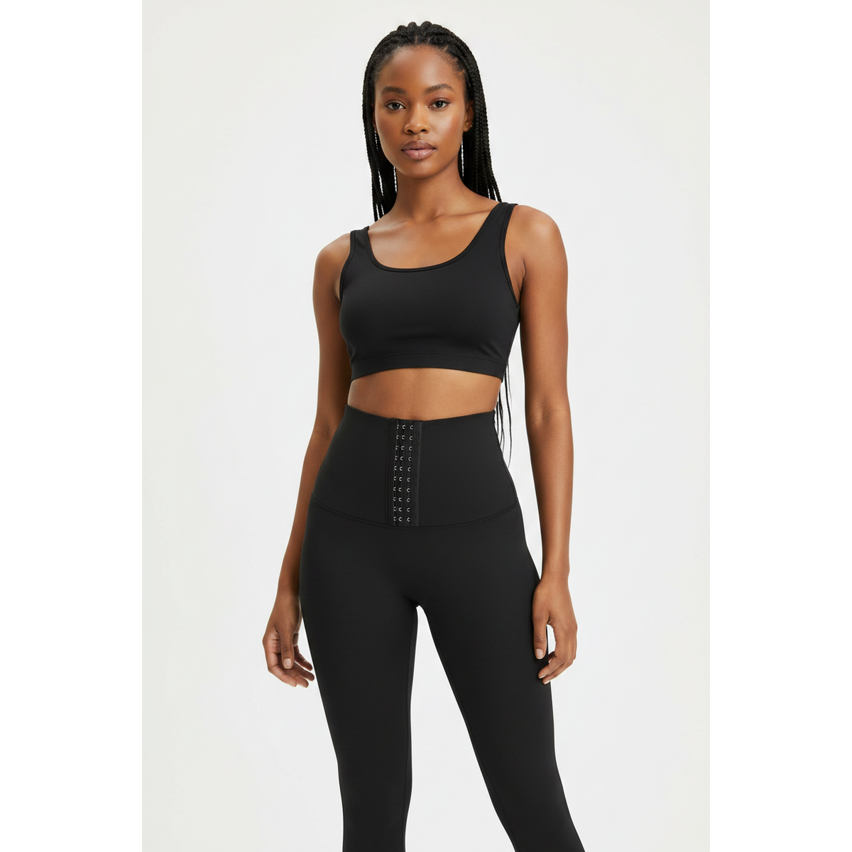 High-Waist Tummy Control Corset Leggings