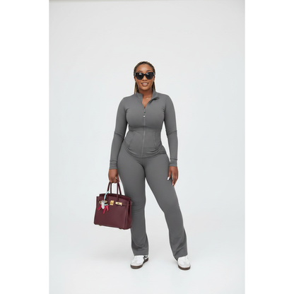 Women’s Plus Size Slim Fit Tracksuit Set