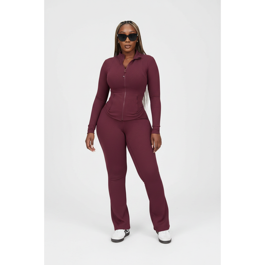 Women’s Plus Size Slim Fit Tracksuit Set