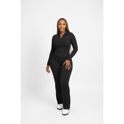 Women’s Plus Size Slim Fit Tracksuit Set